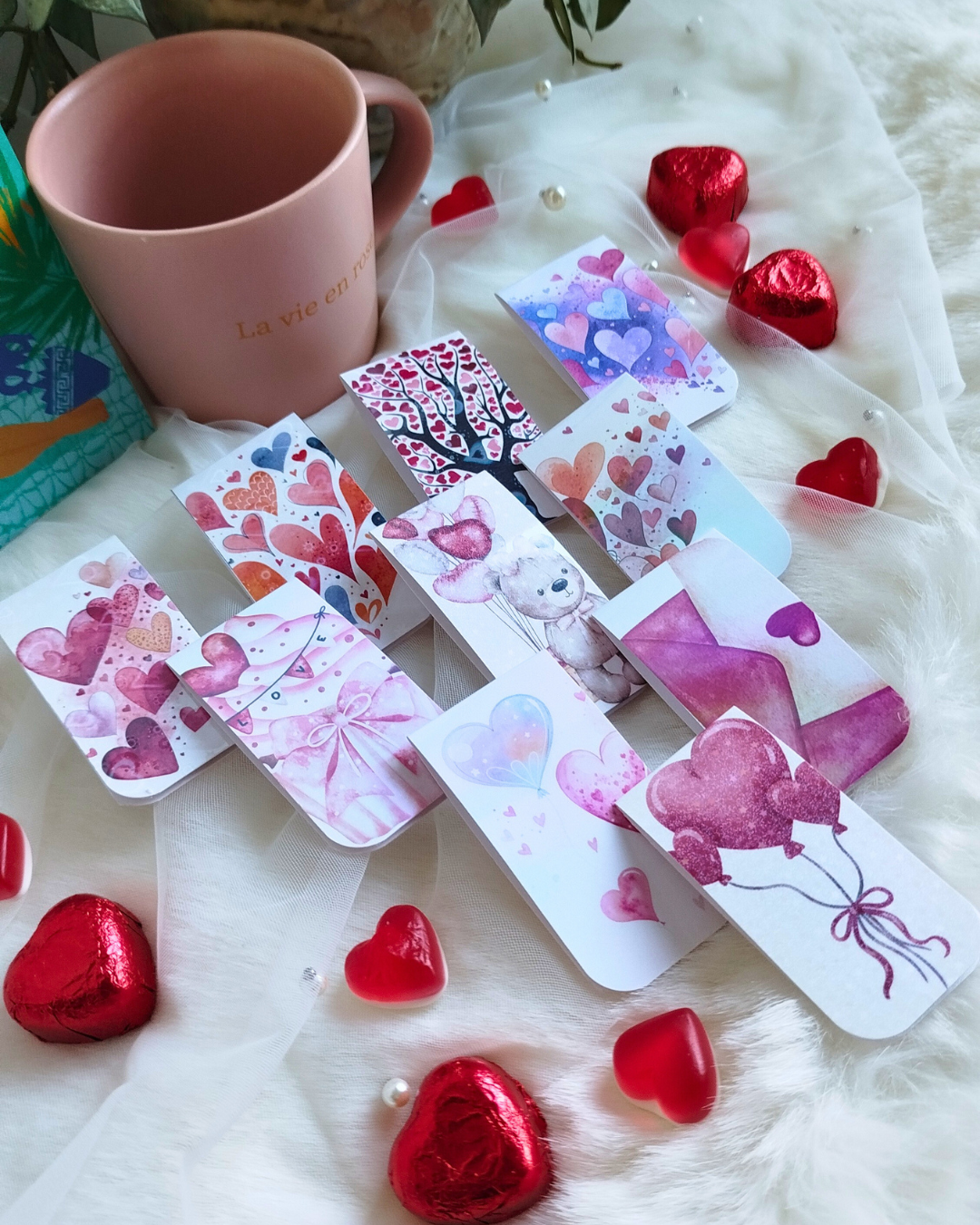 Marque - pages Magnétiques Saint - Valentin – Collection Exclusive - Atelier Maliette