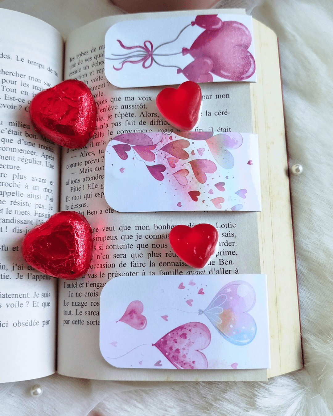 Marque - pages Magnétiques Saint - Valentin – Collection Exclusive - Atelier Maliette