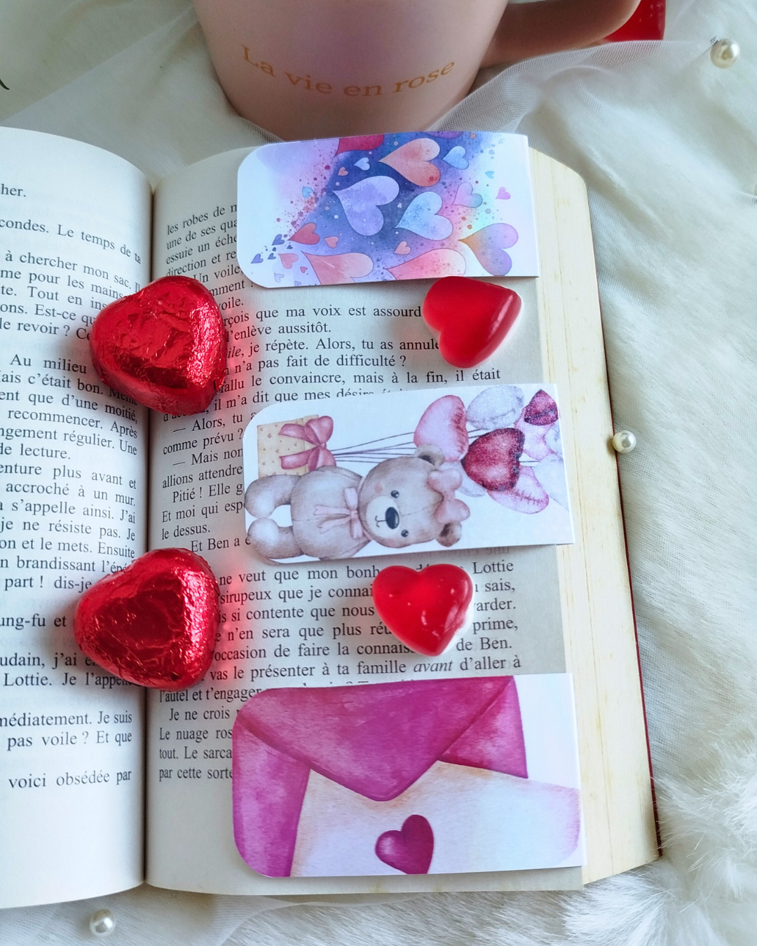 Marque - pages Magnétiques Saint - Valentin – Collection Exclusive - Atelier Maliette