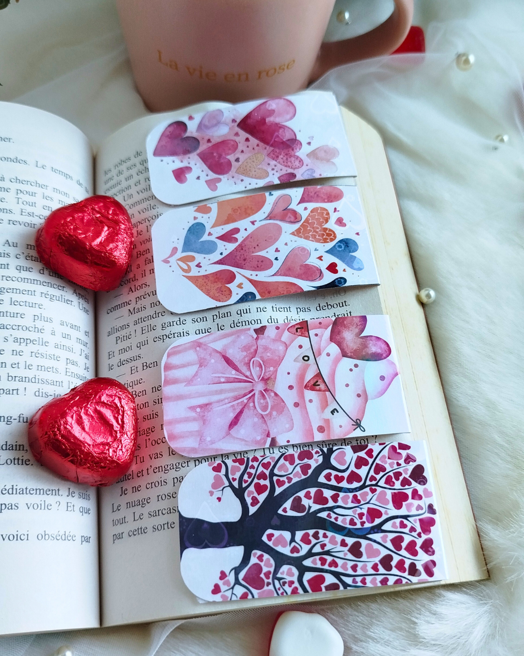 Marque - pages Magnétiques Saint - Valentin – Collection Exclusive - Atelier Maliette