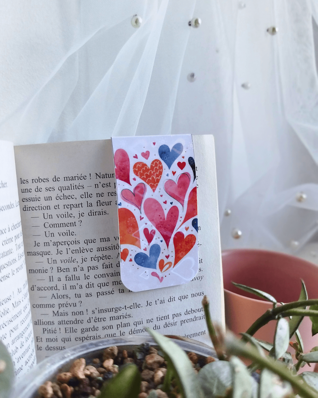 Marque - pages Magnétiques Saint - Valentin – Collection Exclusive - Atelier Maliette