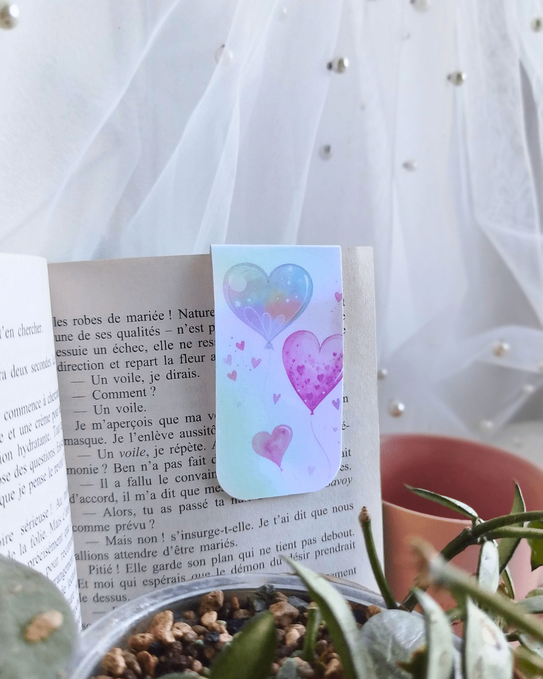 Marque - pages Magnétiques Saint - Valentin – Collection Exclusive - Atelier Maliette