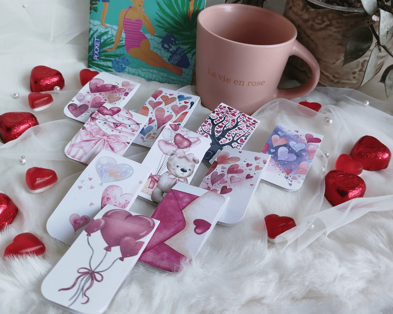 Marque - pages Magnétiques Saint - Valentin – Collection Exclusive - Atelier Maliette