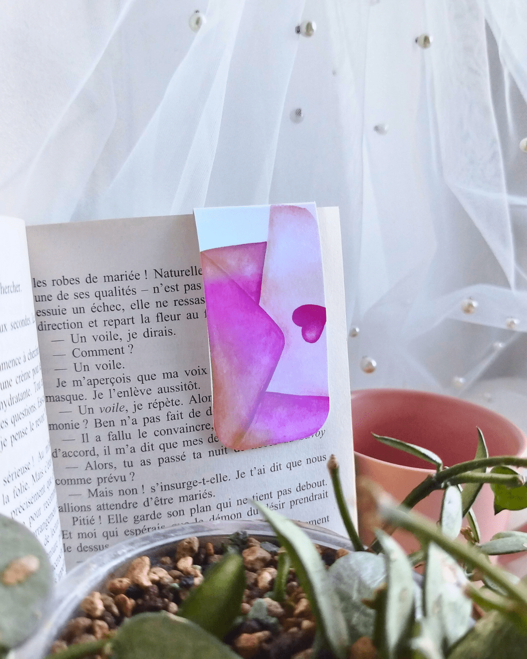 Marque - pages Magnétiques Saint - Valentin – Collection Exclusive - Atelier Maliette