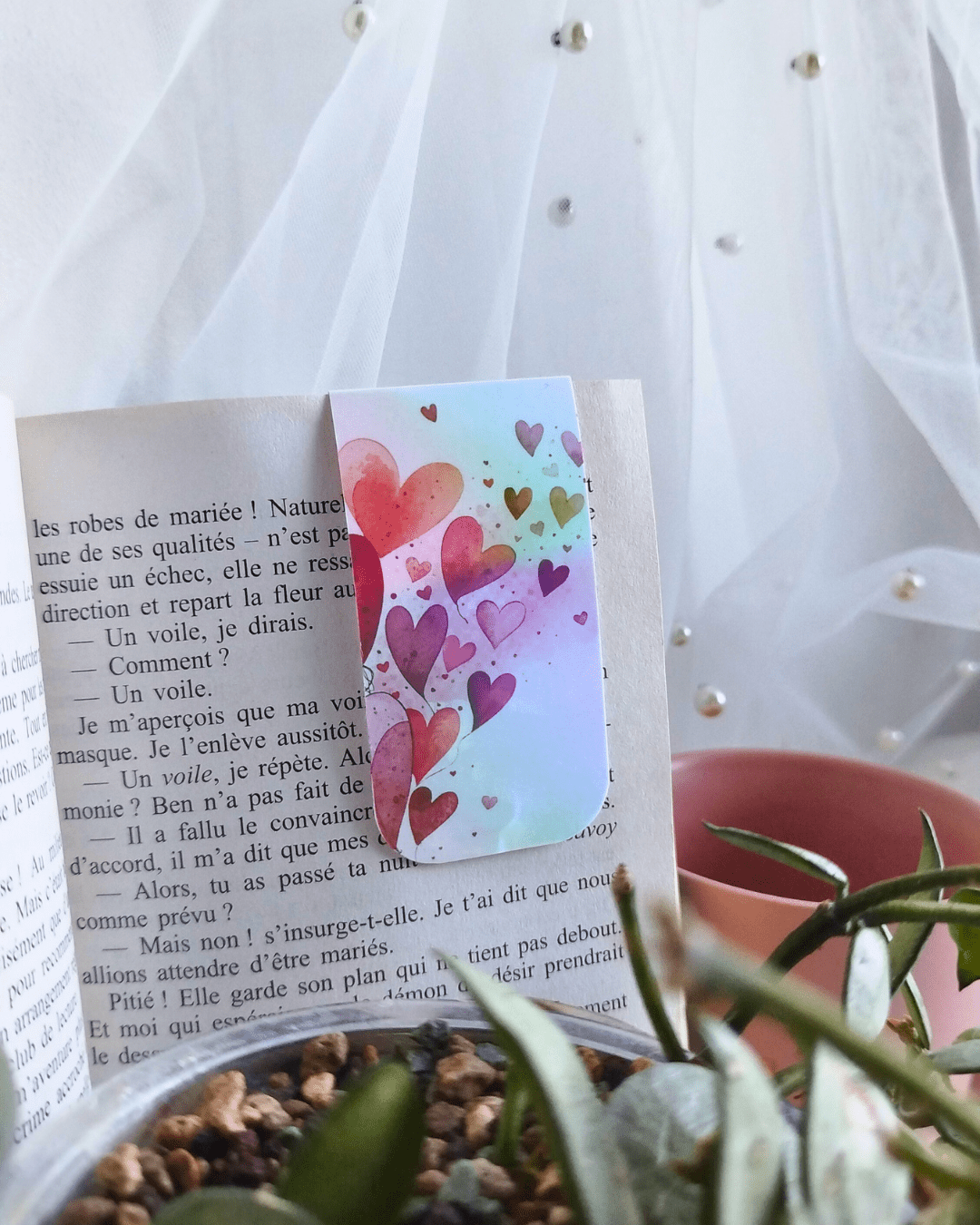 Marque - pages Magnétiques Saint - Valentin – Collection Exclusive - Atelier Maliette