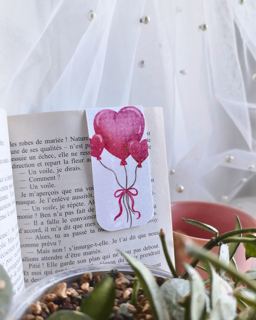 Marque - pages Magnétiques Saint - Valentin – Collection Exclusive - Atelier Maliette