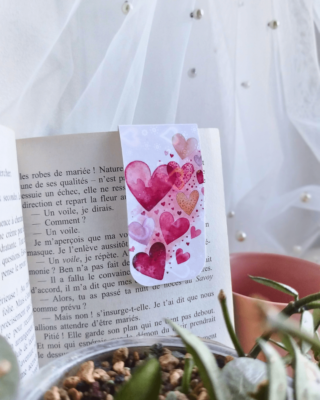 Marque - pages Magnétiques Saint - Valentin – Collection Exclusive - Atelier Maliette