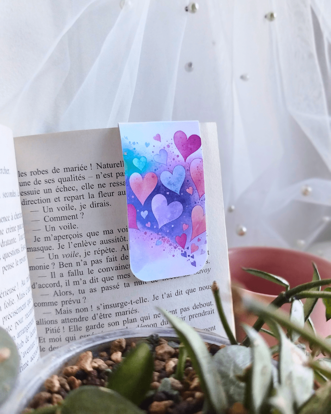 Marque - pages Magnétiques Saint - Valentin – Collection Exclusive - Atelier Maliette