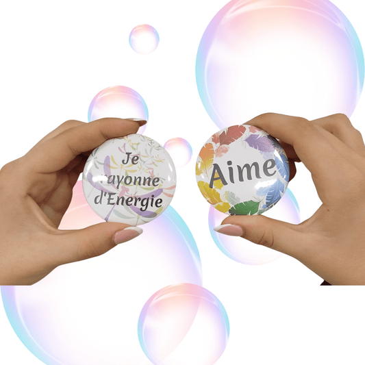 Magnets d'Affirmations Positives - Ronds ou Carrés - Atelier Maliette
