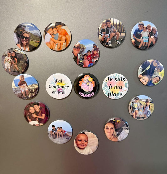 Magnet souvenir - Ronds ou Carrés - Atelier Maliette