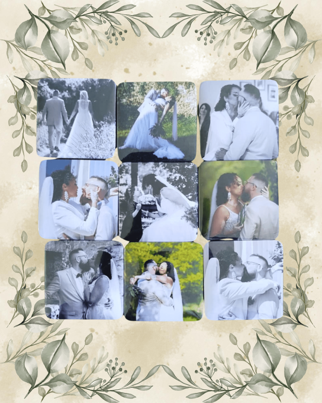 Magnet souvenir - Ronds ou Carrés - Atelier Maliette